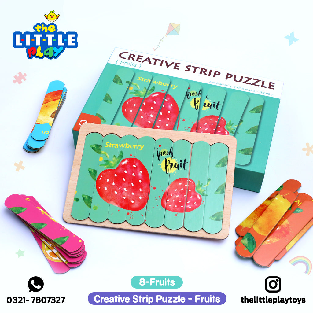 Creative Strip Puzzle - Fruits