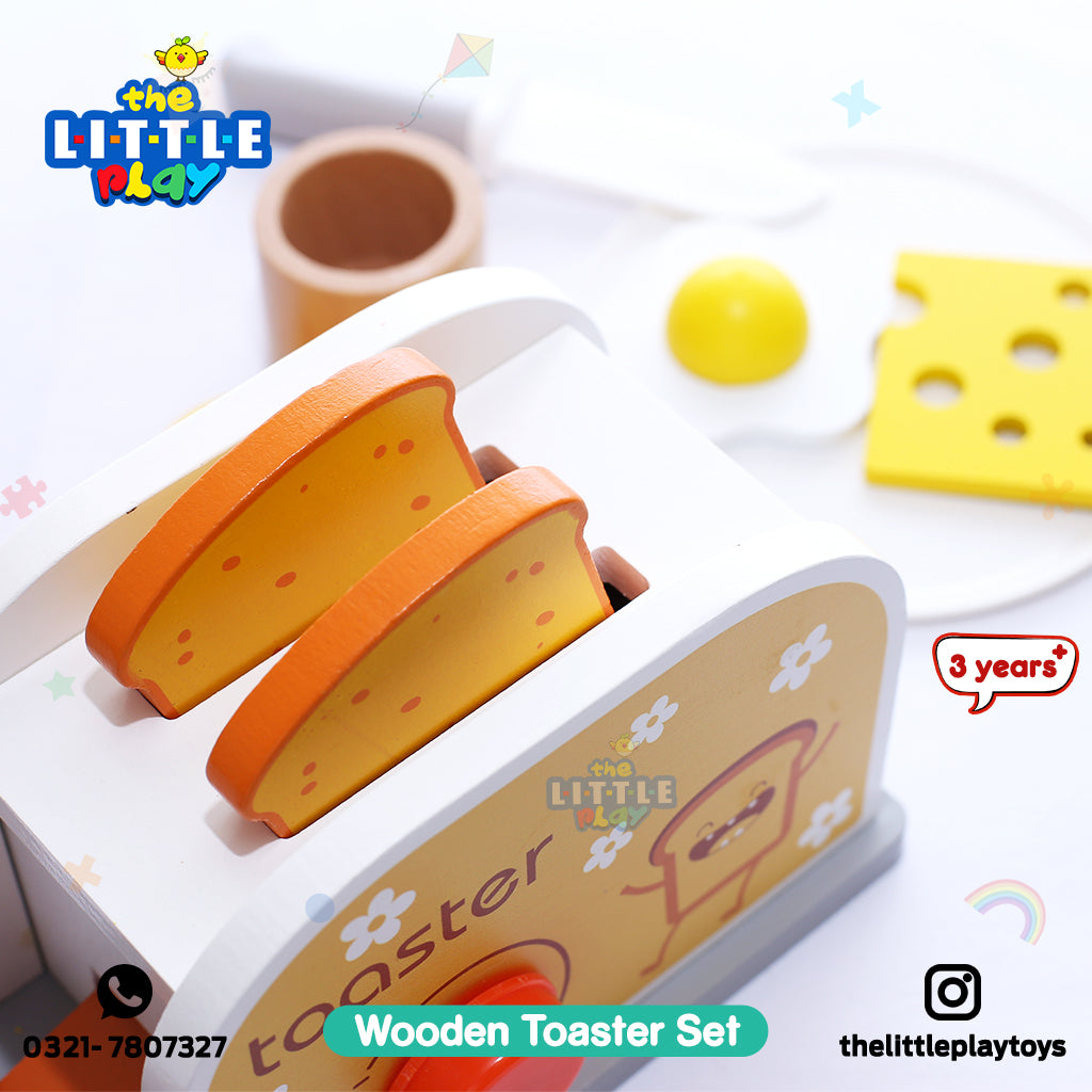 Wooden Toaster Set