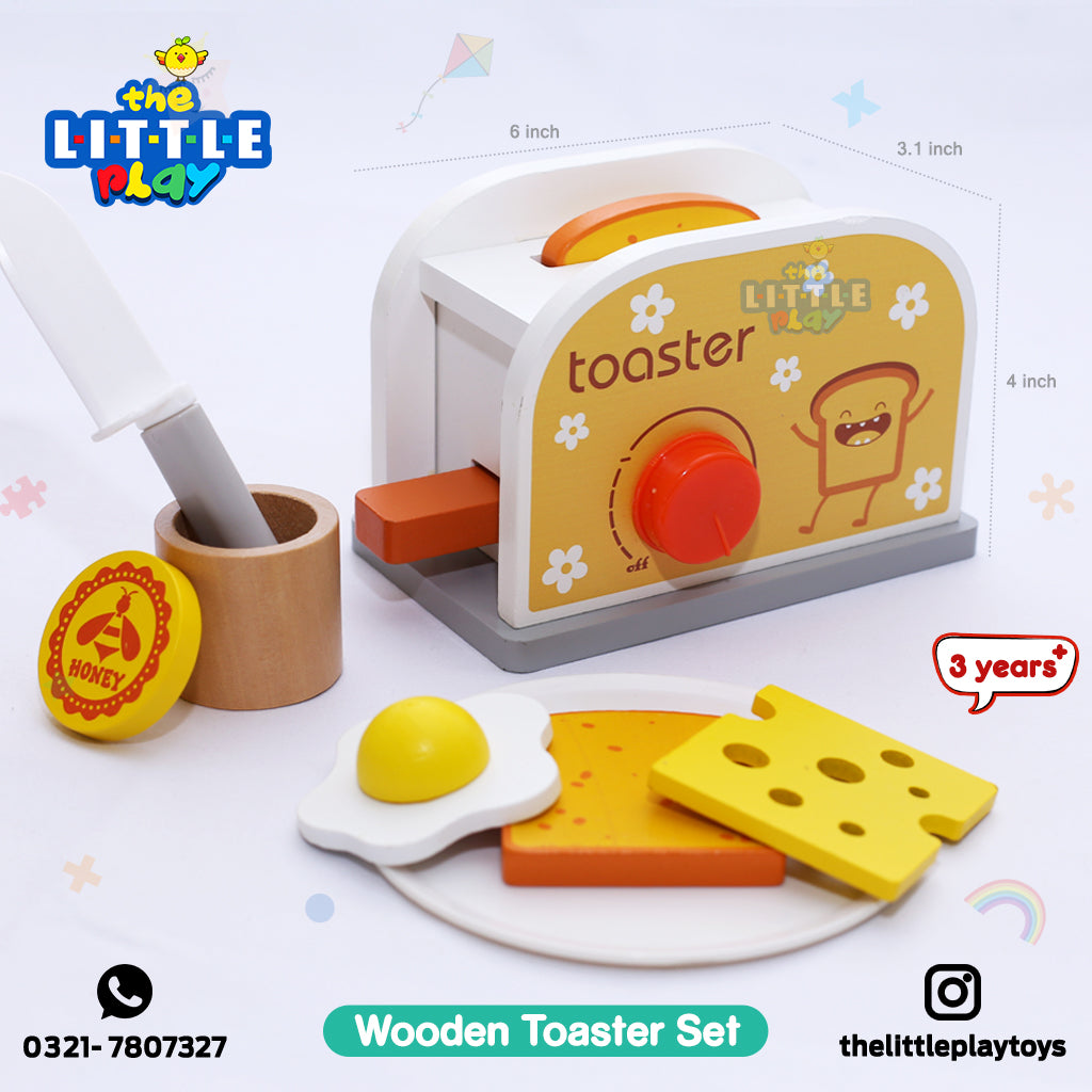 Wooden Toaster Set