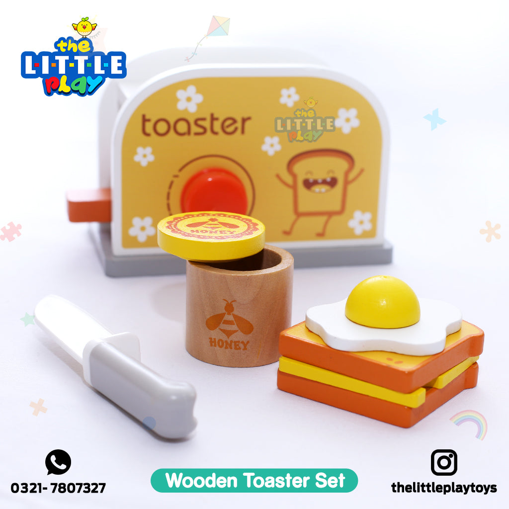 Wooden Toaster Set