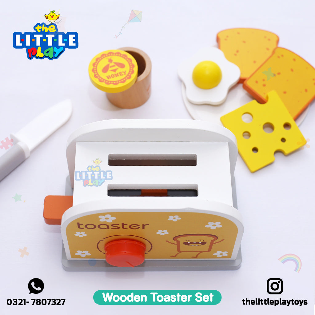 Wooden Toaster Set