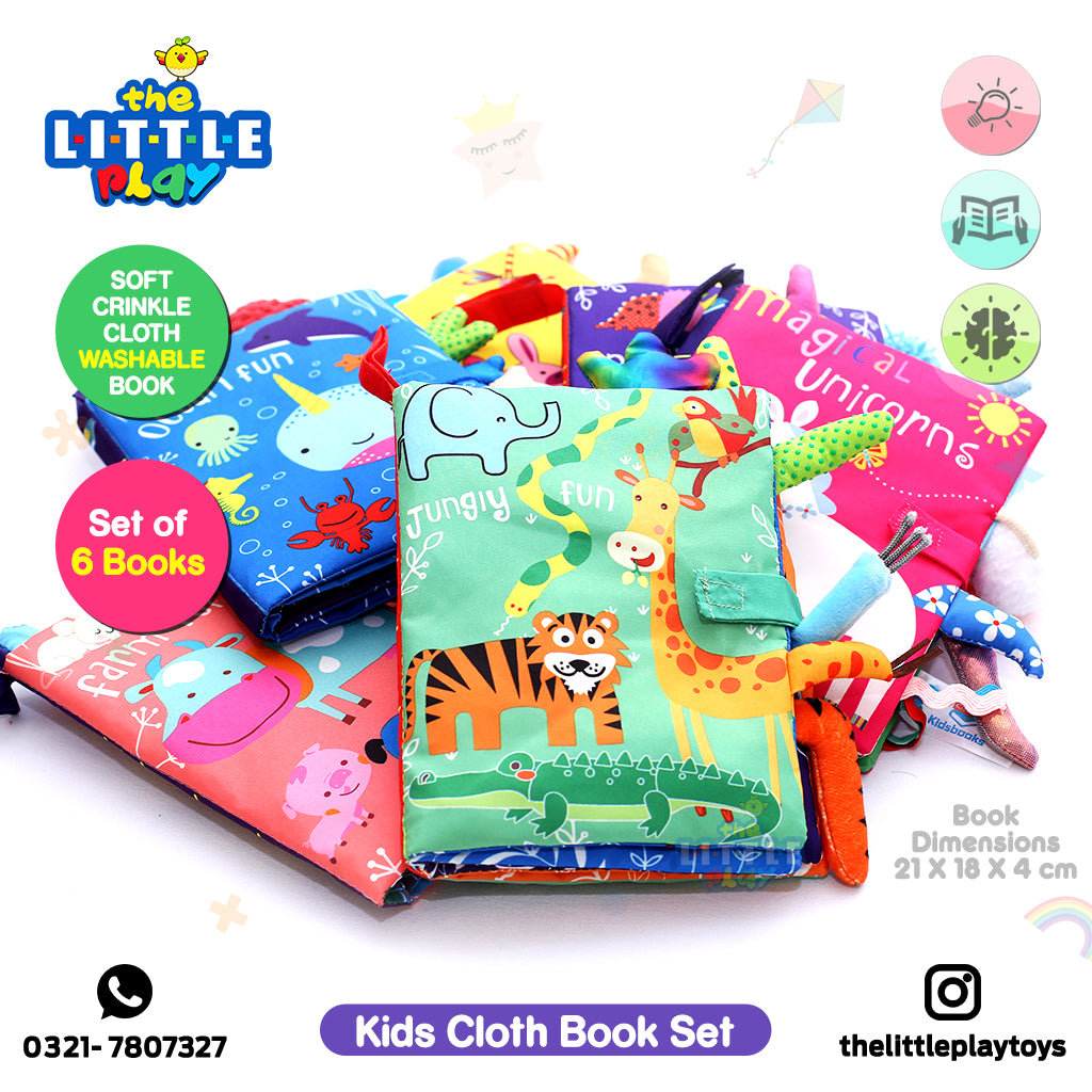 Kids Cloth Book Set