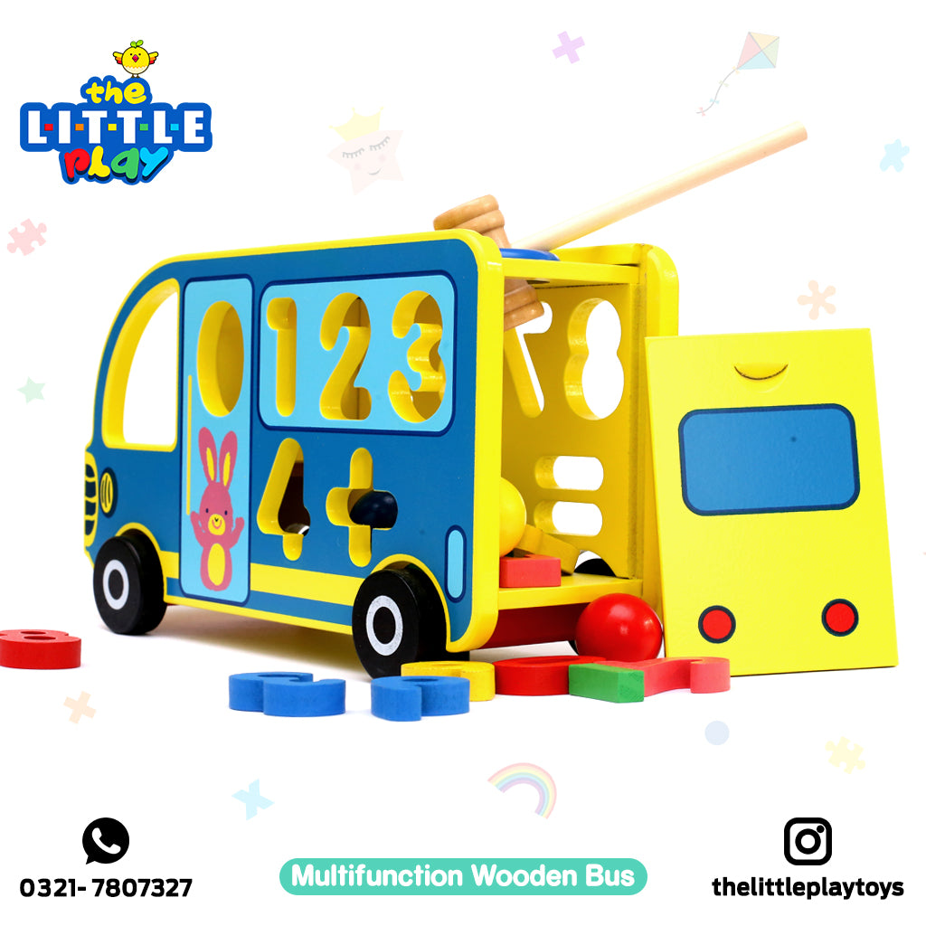 Multifunction Wooden Bus