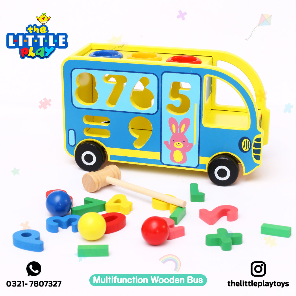 Multifunction Wooden Bus