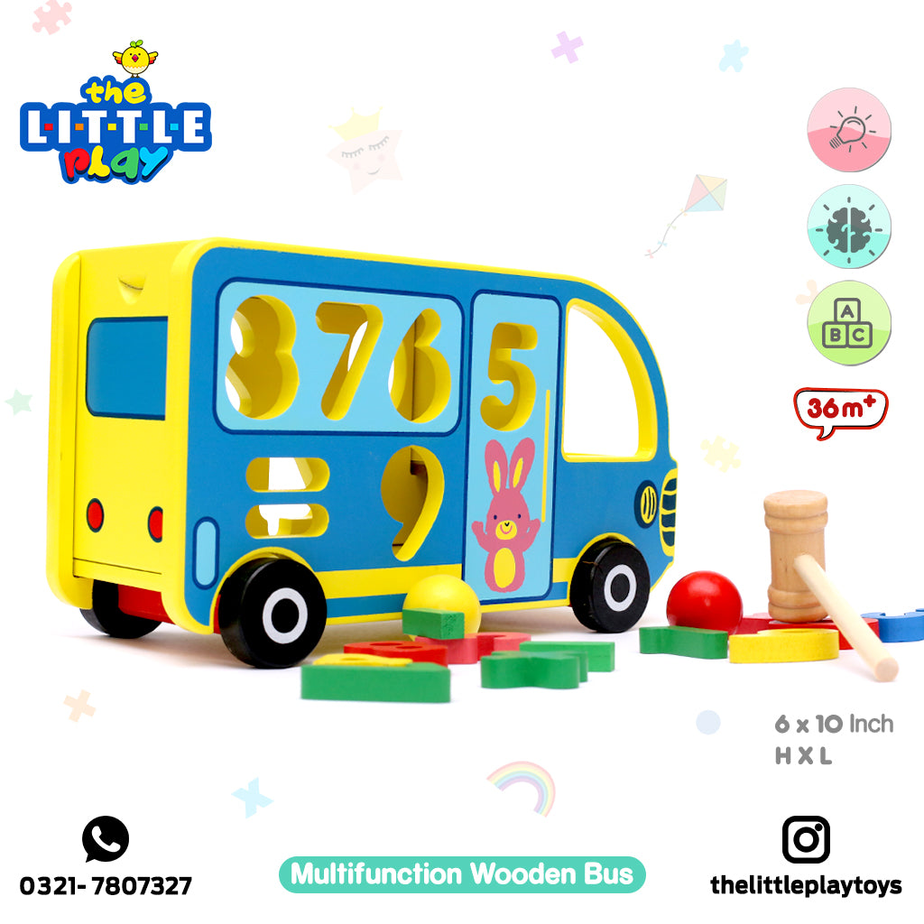 Multifunction Wooden Bus