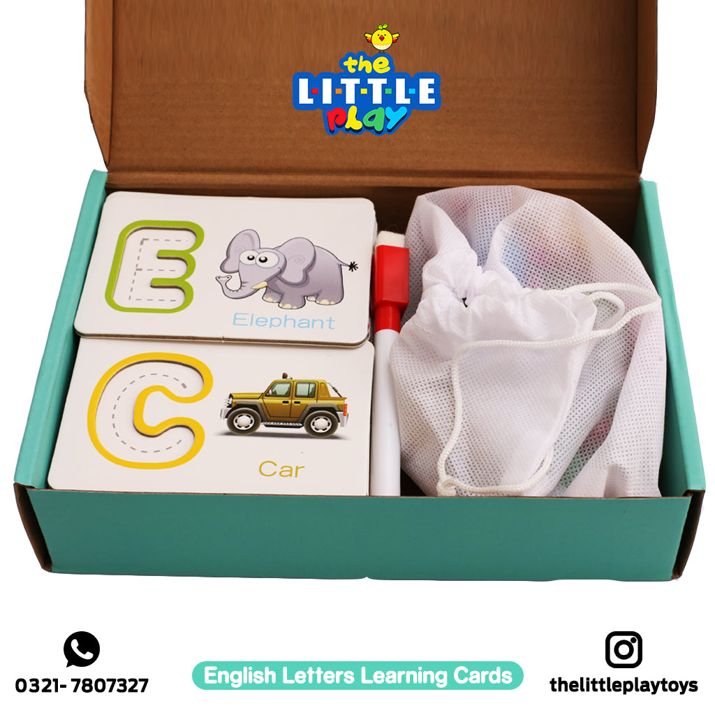 English Letters Learning Cards