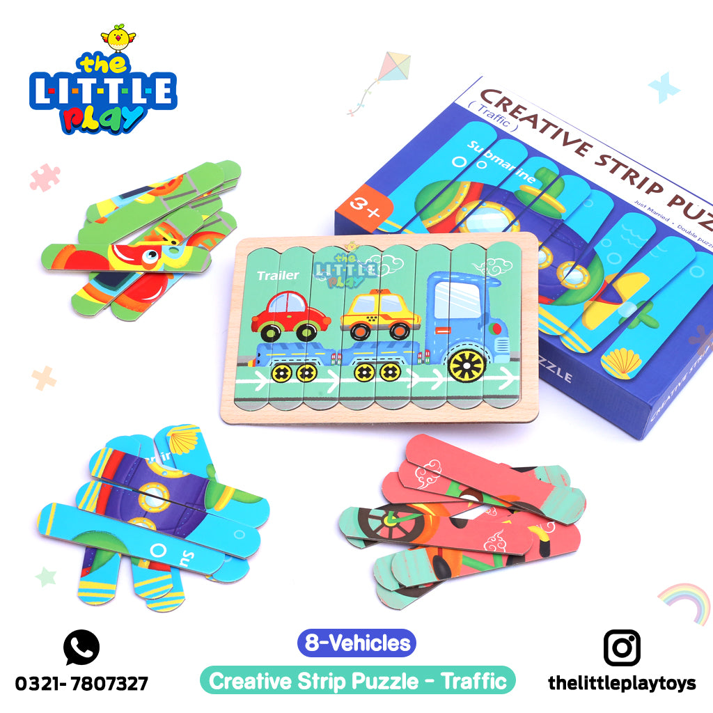 Creative Strip Puzzle - Traffic